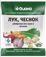 Удобрение Лук, Чеснок Биона 50г БиоМатер 