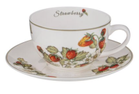 Чайная пара Strawberry 300мл 85-1906