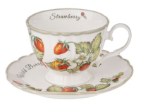 Чайная пара Strawberry 270мл 85-1897