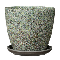 Горшок Сахара керамический зеленый крокус №4 (d-21 см, v-4,2 л.)
