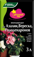 Грунт Цветочный рай для Азалии, Вереска, Рододендронов 3л БХЗ