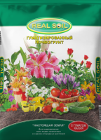 Грунт REAL SOIL с гуматом калия 18л ГЕРА