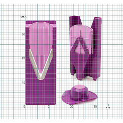 Овощерезка TREND ПЛЮС комплект сиреневая 3811027