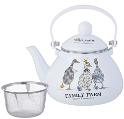 Чайник эмалированный Family farm 1,3л 934-625