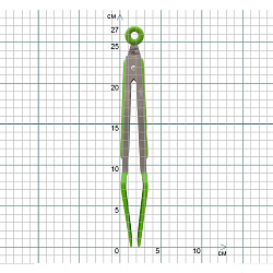 Щипцы кулинарные силикон/сталь салатовые 864276