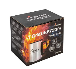 Термокружка 300ML с пл. крышкой (T.TK-033-300) Тонар