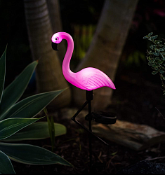 Гирлянда-фламинго EPECOLED на солнейной батарее